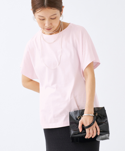 ATON/エイトン SUVIN 60/2 CAP SLEEVE TEE Tシャツ（Tシャツ
