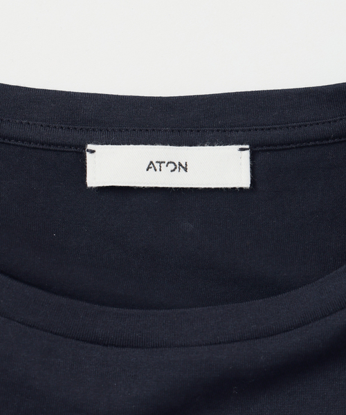IENA ATON/SUVIN 60/2 CAP SLEEVE TEE Tシャツ IENA｜ATON/エイトン SUVIN 60/2 CAP SLEEVE TEE Tシャツ