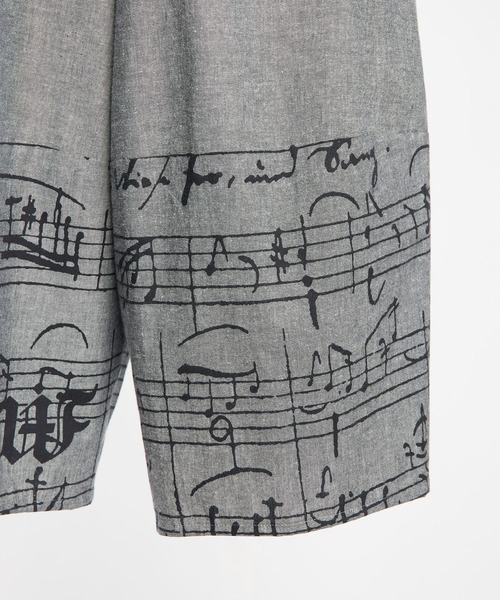 gomme（ゴム）の「モーツァルトスコアＰ　切替パンツ（その他パンツ・レディース・チャコールグレー/ブラック・MEDIUM）」の13枚目の写真