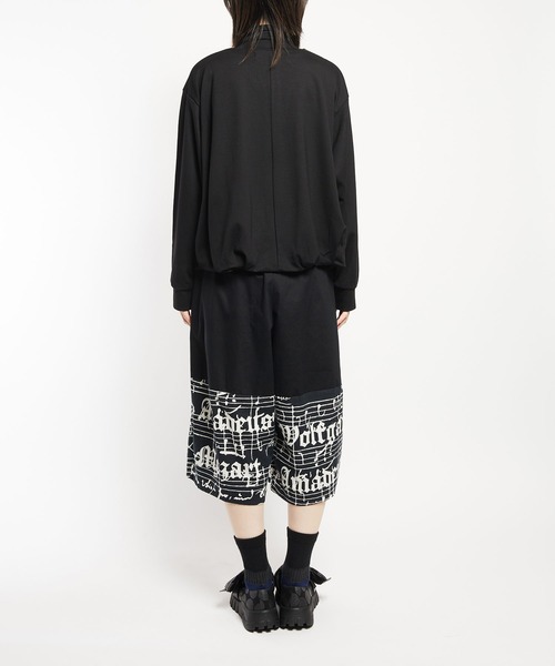 gomme（ゴム）の「モーツァルトスコアＰ　切替パンツ（その他パンツ・レディース・チャコールグレー/ブラック・MEDIUM）」の8枚目の写真