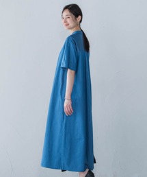 【WEB限定】極上ライトデニムワンピース≪洗濯機で洗える≫