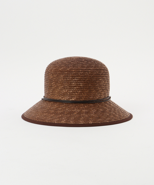 FRAMeWORK(フレームワーク)の「FERRUCCIO VECCHI コード付きパイピングハット(ハット・レディース・ブラウン・FREE)」の12枚目の写真