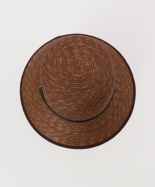 FRAMeWORK(フレームワーク)の「FERRUCCIO VECCHI コード付きパイピングハット(ハット・レディース・ブラウン・FREE)」の9枚目の写真