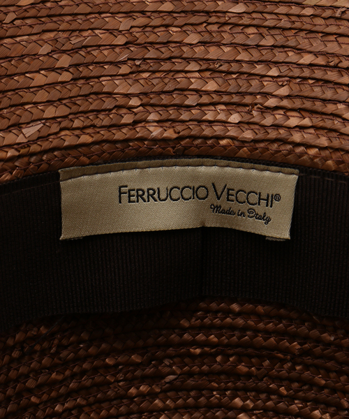 FRAMeWORK(フレームワーク)の「FERRUCCIO VECCHI コード付きパイピングハット(ハット・レディース・ブラウン・FREE)」の7枚目の写真
