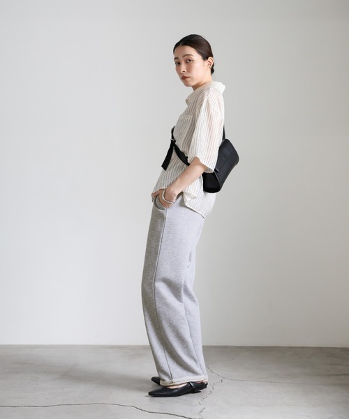 select MOCA（セレクトモカ）の「スウェットピンタックパンツ（スウェットパンツ・レディース・ブラック/グレー/オフホワイト・MEDIUM/LARGE）」の7枚目の写真