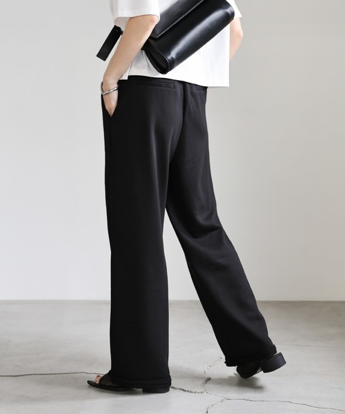 select MOCA（セレクトモカ）の「スウェットピンタックパンツ（スウェットパンツ・レディース・ブラック/グレー/オフホワイト・MEDIUM/LARGE）」の17枚目の写真