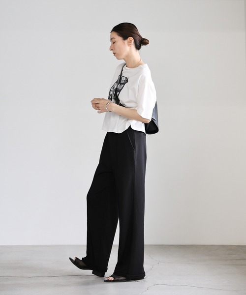 select MOCA（セレクトモカ）の「スウェットピンタックパンツ（スウェットパンツ・レディース・ブラック/グレー/オフホワイト・MEDIUM/LARGE）」の19枚目の写真