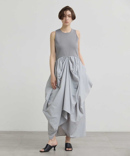 louren docking cocoon dress ローレンドッキングM