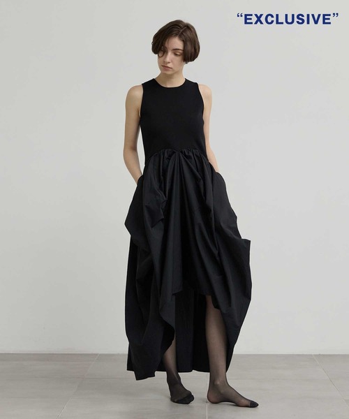 ワンピース louren docking cocoon dress ZOZOTOWN限定》【Louren/ローレン】別注 docking cocoon dress