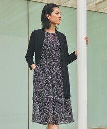 完売 AMACA【LIBERTY】Windsor Ribbon ワンピース 38 LIBERTY】Windsor Ribbon ワンピース(ワンピース)｜AMACA(アマカ