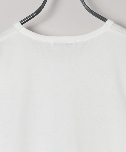 JEANASIS（ジーナシス）の「キョウネンフライスロゴチビTEE/497133（Tシャツ/カットソー・レディース・チャコールグレー/ホワイト/レッド・FREE）」の8枚目の写真