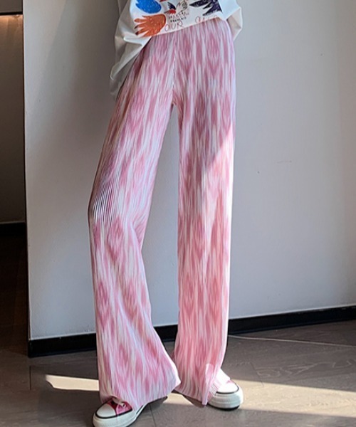 Per sist ence（パーシエンス）の「ニュアンスカラープリーツリラックスパンツ（その他パンツ・レディース・ピンク/ブラック/ブルー/アイボリー・ONE SIZE）」の21枚目の写真