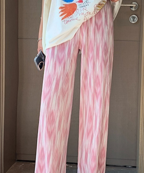 Per sist ence（パーシエンス）の「ニュアンスカラープリーツリラックスパンツ（その他パンツ・レディース・ピンク/ブラック/ブルー/アイボリー・ONE SIZE）」の19枚目の写真