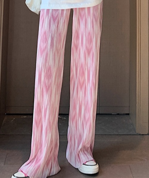 Per sist ence（パーシエンス）の「ニュアンスカラープリーツリラックスパンツ（その他パンツ・レディース・ピンク/ブラック/ブルー/アイボリー・ONE SIZE）」の20枚目の写真