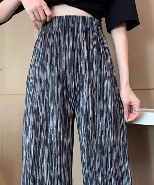 Per sist ence（パーシエンス）の「ニュアンスカラープリーツリラックスパンツ（その他パンツ・レディース・ピンク/ブラック/ブルー/アイボリー・ONE SIZE）」の12枚目の写真