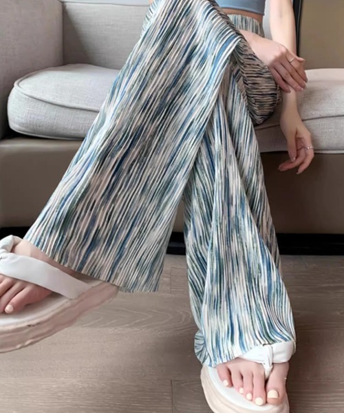 Per sist ence（パーシエンス）の「ニュアンスカラープリーツリラックスパンツ（その他パンツ・レディース・ピンク/ブラック/ブルー/アイボリー・ONE SIZE）」の17枚目の写真