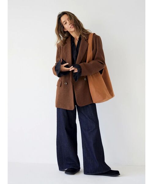 Ungrid（アングリッド）の「メッシュコンビショートブラウス（シャツ/ブラウス・レディース・オフホワイト/ブラック/オレンジ・FREE）」の12枚目の写真