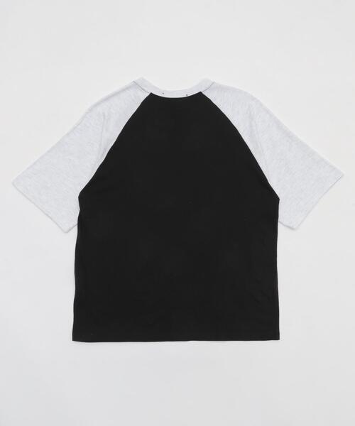 WOND(ウォンド)の「WOND/HEAVENHELLラグランT(Tシャツ/カットソー・レディース・ネイビー/ブラック・FREE)」の13枚目の写真