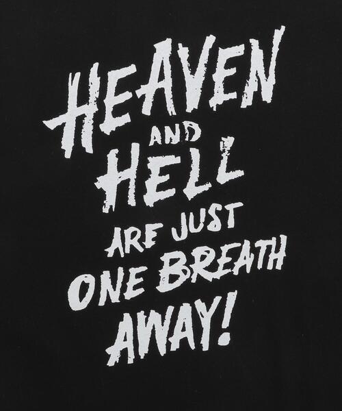 WOND(ウォンド)の「WOND/HEAVENHELLラグランT(Tシャツ/カットソー・レディース・ネイビー/ブラック・FREE)」の15枚目の写真