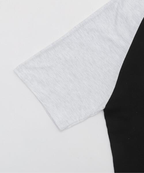 WOND(ウォンド)の「WOND/HEAVENHELLラグランT(Tシャツ/カットソー・レディース・ネイビー/ブラック・FREE)」の16枚目の写真