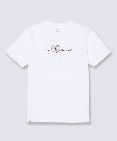 VANS(バンズ)の「RIROO ウィメンズ RABBIT Tシャツ(Tシャツ/カットソー・レディース・ホワイト/ピンク・SMALL/MEDIUM/LARGE/X-SMALL/X-LARGE)」の9枚目の写真