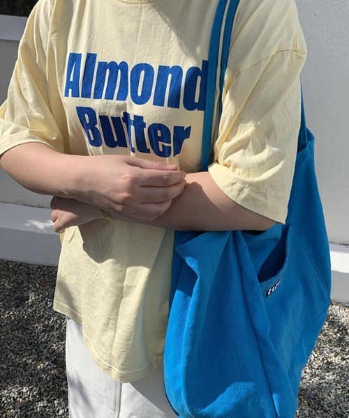 Ressaca（レサーカ）の「ワンポイント刺繍ロゴビッグキャンバストートバッグ（トートバッグ・レディース・イエロー/オレンジ/レッド/ブルー/ホワイト/グリーン/ブラック・FREE）」の15枚目の写真