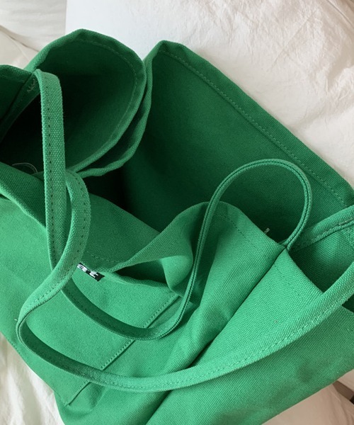 Ressaca（レサーカ）の「ワンポイント刺繍ロゴビッグキャンバストートバッグ（トートバッグ・レディース・イエロー/オレンジ/レッド/ブルー/ホワイト/グリーン/ブラック・FREE）」の13枚目の写真