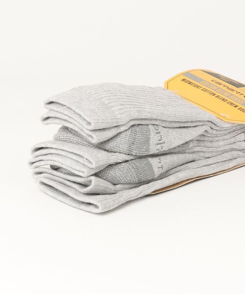 Carhartt(カーハート)の「【T11】【CARHARTT/カーハート】Midweight Cotton Blend Crew Sock 3-Pack(ソックス/靴下・メンズ・ホワイト/ネイビー/グレー/ブラック/カーキ・LARGE/MEDIUM)」の8枚目の写真