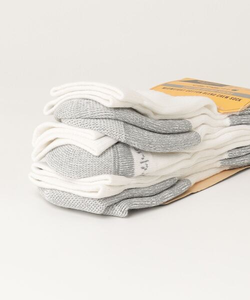 Carhartt(カーハート)の「【T11】【CARHARTT/カーハート】Midweight Cotton Blend Crew Sock 3-Pack(ソックス/靴下・メンズ・ホワイト/ネイビー/グレー/ブラック/カーキ・LARGE/MEDIUM)」の10枚目の写真