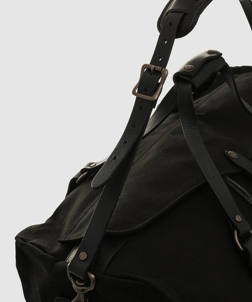 JUNYA WATANABE MAN(ジュンヤワタナベマン)の「「FILSON」 W-NAME COTTON OX DUFFLE BAG(ドラムバッグ・メンズ・ブラック・ONE SIZE)」の14枚目の写真