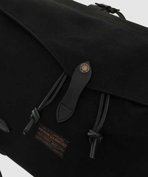 JUNYA WATANABE MAN(ジュンヤワタナベマン)の「「FILSON」 W-NAME COTTON OX DUFFLE BAG(ドラムバッグ・メンズ・ブラック・ONE SIZE)」の11枚目の写真