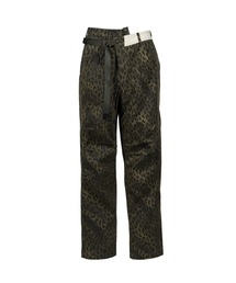 ANDERSSON BELL（アンダースンベル）の「UNISEX LEOPARD CROSS-OVER WIDE JEANS（その他パンツ）」