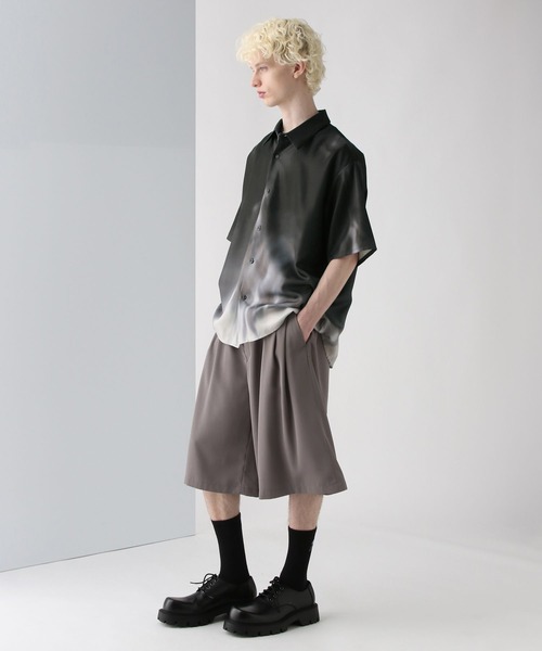 HARE(ハレ)の「REFLECTIONガラシャイニーシャツ(HARE)(シャツ/ブラウス・メンズ・ブラック系その他/ブルー系その他/レッド系その他・FREE)」の7枚目の写真