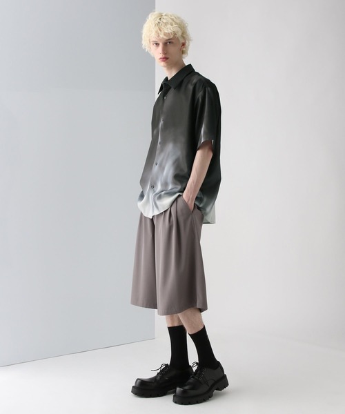 HARE(ハレ)の「REFLECTIONガラシャイニーシャツ(HARE)(シャツ/ブラウス・メンズ・ブラック系その他/ブルー系その他/レッド系その他・FREE)」の8枚目の写真