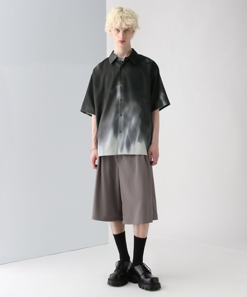 HARE(ハレ)の「REFLECTIONガラシャイニーシャツ(HARE)(シャツ/ブラウス・メンズ・ブラック系その他/ブルー系その他/レッド系その他・FREE)」の9枚目の写真