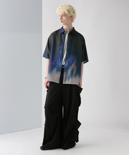 HARE(ハレ)の「REFLECTIONガラシャイニーシャツ(HARE)(シャツ/ブラウス・メンズ・ブラック系その他/ブルー系その他/レッド系その他・FREE)」の18枚目の写真