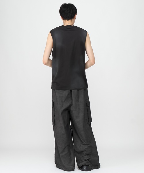 3.3 Field Trip （3.3フィールドトリップ）の「3.3 Field Trip／ゴスロゴルーズノースリーブ（Tシャツ/カットソー・メンズ・ベージュ/ホワイト/ブラック・FREE）」の14枚目の写真