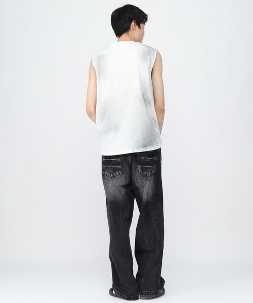 3.3 Field Trip （3.3フィールドトリップ）の「3.3 Field Trip／ゴスロゴルーズノースリーブ（Tシャツ/カットソー・メンズ・ベージュ/ホワイト/ブラック・FREE）」の19枚目の写真