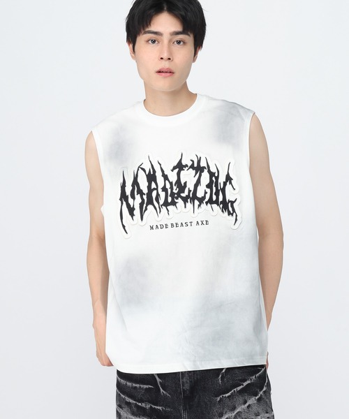 3.3 Field Trip （3.3フィールドトリップ）の「3.3 Field Trip／ゴスロゴルーズノースリーブ（Tシャツ/カットソー・メンズ・ベージュ/ホワイト/ブラック・FREE）」の20枚目の写真