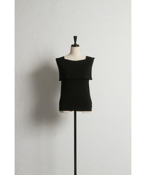 &. NOSTALGIA(アンドドットノスタルジア)の「【ZOZO限定】オフショルノースリニット(ニット/セーター・レディース・ブラック/ブラウン/ホワイト・M)」の19枚目の写真