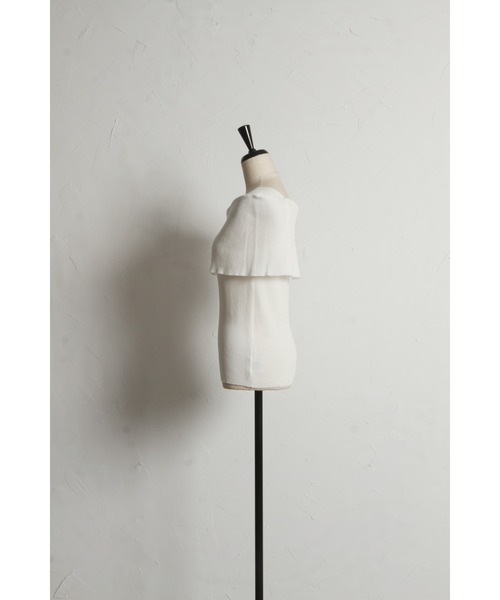 &. NOSTALGIA(アンドドットノスタルジア)の「【ZOZO限定】オフショルノースリニット(ニット/セーター・レディース・ブラック/ブラウン/ホワイト・M)」の21枚目の写真