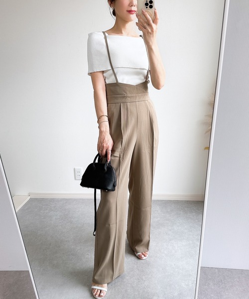 &. NOSTALGIA(アンドドットノスタルジア)の「【ZOZO限定】オフショルノースリニット(ニット/セーター・レディース・ブラック/ブラウン/ホワイト・M)」の15枚目の写真