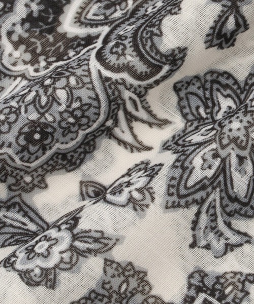 MAYSON GREY（メイソングレイ）の「ペイズリー柄ドッキングポンチョTシャツ≪洗濯機で洗える≫（Tシャツ/カットソー・レディース・アイボリー/レッド系その他・M）」の17枚目の写真