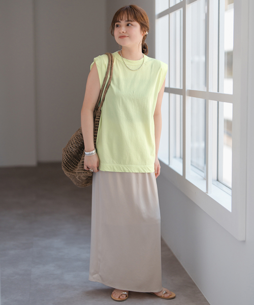 ATON/エイトン FRESCA SINGLE JERSEY TANK TOP FRESCA SINGLE JERSEY | SATNDARD T-SHIRT – ATON | エイトン