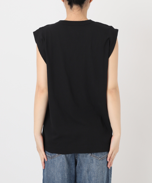 ATON エイトン☆ノースリーブ タンクトップ 60 FRESCA 黒 01 セール】ATON/エイトン FRESCA SINGLE JERSEY TANK TOP（タンク