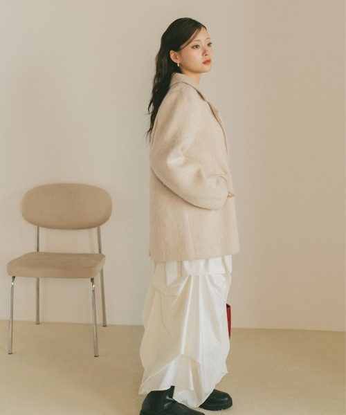 VANNIE U（ヴァニーユー）の「ミックスシャギーテーラードジャケット