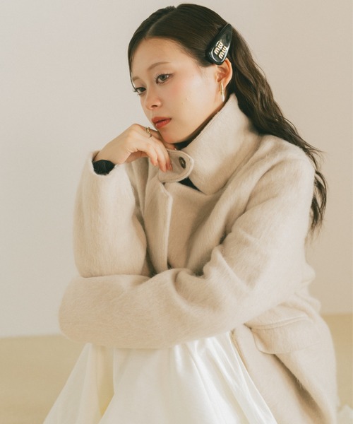 VANNIE U（ヴァニーユー）の「ミックスシャギーテーラードジャケット