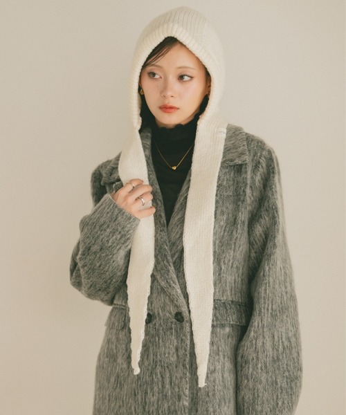 ミックスシャギーテーラードジャケットコート（テーラードジャケット