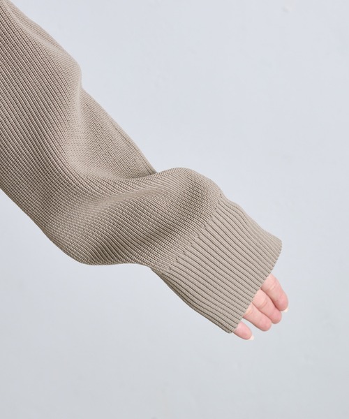 PUAL CE CIN（ピュアルセシン）の「【WEB限定・Du noir】スポンディッシュBIGVネックカーディガン（カーディガン/ボレロ・レディース・グレー/ブラウン/ベージュ・FREE）」の11枚目の写真