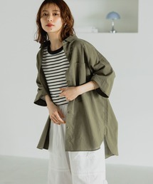studio CLIP | 【接触冷感・イージーケア・マシンウォッシャブル】ハーフスリーブシャツ(シャツ/ブラウス)